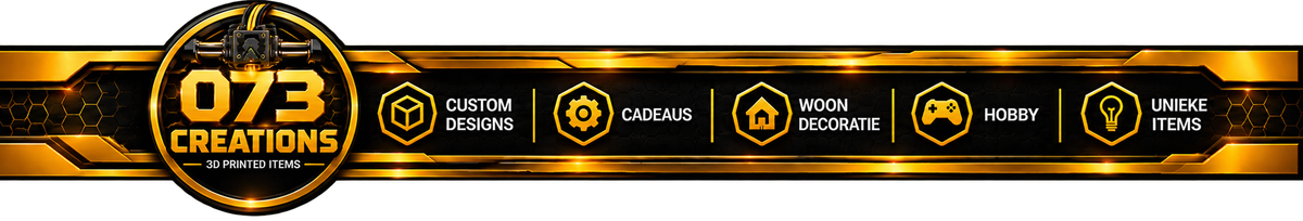073 Creations — 3D-geprinte ontwerpen, cadeaus en decoratie